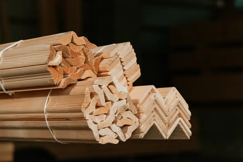 Drevené ukončovacie lišty 3 cm