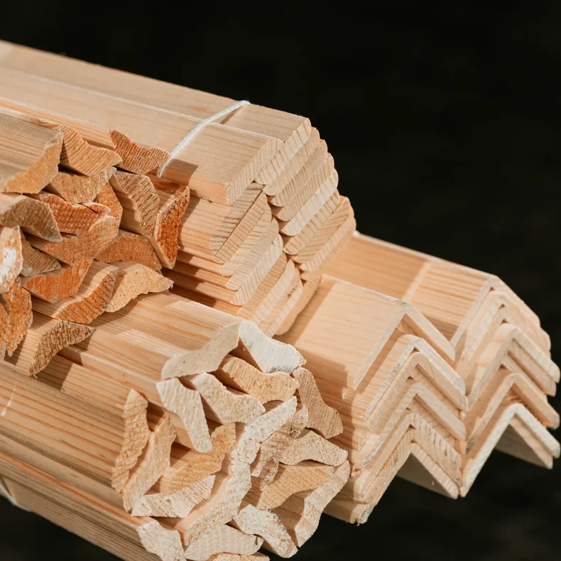 Drevené ukončovacie lišty 4 cm