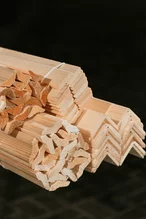 Drevené ukončovacie lišty 4 cm